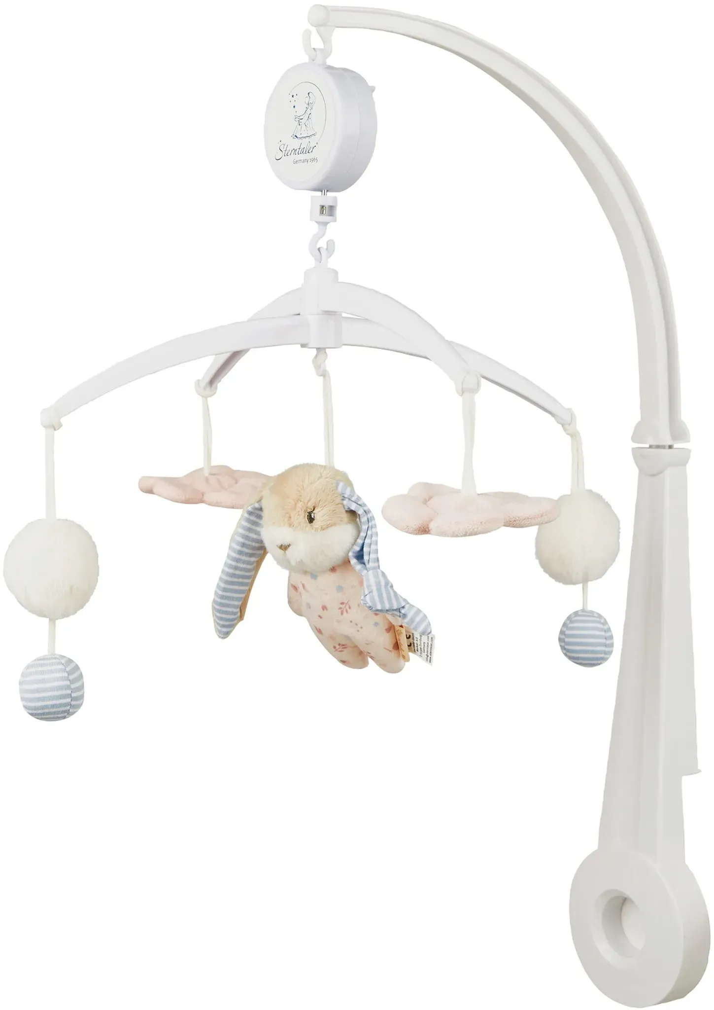 Sterntaler Musik-Mobile Hase Hanni, weiss