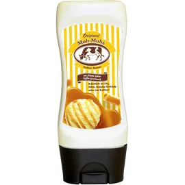 Muh-Muhs Muh‐Muhs Toffee Sauce 150ml – Feiner Sahne-Toffee Geschmack in praktischer Kopfstandflasche – Ideal zum Verfeinern von Desserts, Eis, Gebäck oder Kaffee (1 x 150ml)