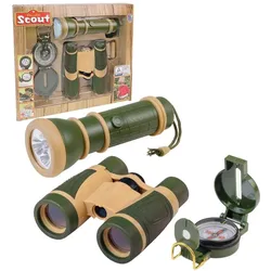 SCOUT Kinder Entdecker Set - Kompass -Taschenlampe -Fernglas -Kinderkompass TOP!