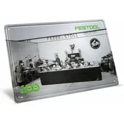 Festool 100 Jahre Blechschild Retro Messestand MES-FT2 100Y