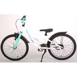 tpfsports Glamour Kinderfahrrad - Mädchen 18 Zoll - Rücktritt + Handbremse - Grün