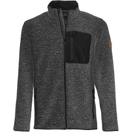 Forsberg warme Strickjacke mit Brusttasche / dunkelgrau / 4XL