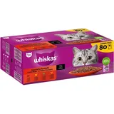 Whiskas Whiskas® Pouch Multipack 1 + Auswahl in Sauce, 80x85g