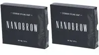 NANOBROW Savon coiffant pour sourcils 2x30 g