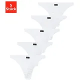 H.I.S. H.I.S String Herren Unterhose (Packung, 5-St) in Baumwollstretch-Qualität weiß 7 (XL)