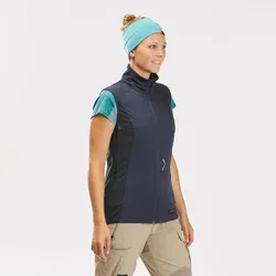 Softshellweste Damen - Trek 500 dunkelblau stahlblau|asphaltblau L