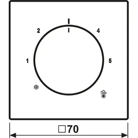 Jung Abdeckung für Thermostat LC 1749 BF 251