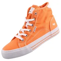 Mustang Damen High-Top Canvas Sneaker Orange,