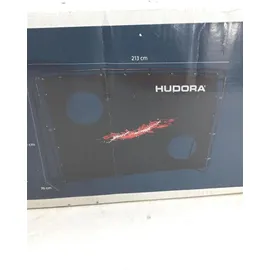 Hudora Fußballtor Trainer mit Torwand Schwarz 76923