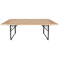 Esschert Design Kinderbiertisch - Erlenholz & Metall