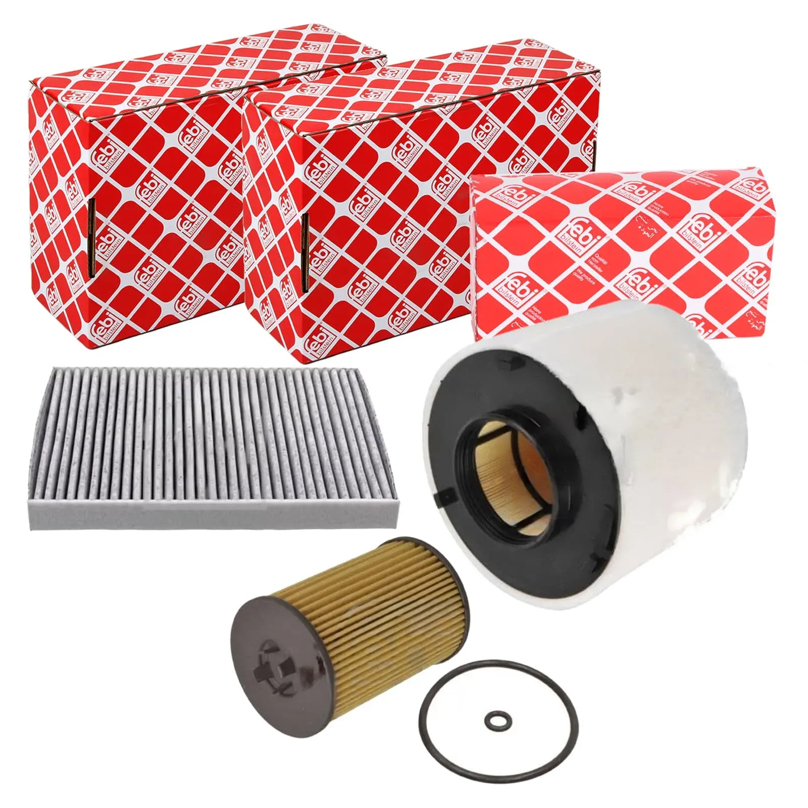 Febi Pollen- Luft- Öl-filter Paket Passend Für Audi Q5: Ölfilter Audi: 03n115466a Audi: 03n115562 Audi: 03n115562b Audi: 3n115466a Audi: 3n115562 Audi