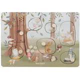 Little Dutch Sound-Greif-Puzzle Holz Forest Friends | Little Dutch