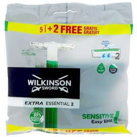 Wilkinson Sword Extra 2 Sensitive Einwegrasierer, 7er-Pack