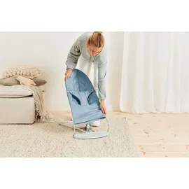 BabyBjörn Babywippe Bliss Gewebt, Blütenblatt-Steppung, Blau