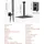 Vevor Duscharmatur Regenduschsystem Mattschwarz 254 mm