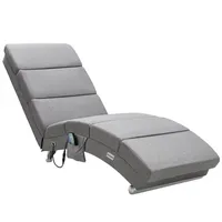 CASARIA Relaxliege London mit Massage Heizfunktion Ergonomisch Gepolstert Wohnzimmer