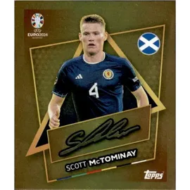 Topps SCO SP - Scott McTominay - Star Player - Gold Signiture - 2024