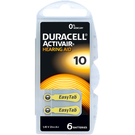 Duracell Activair Hörgerätebatterien 10 30 St.