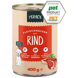 Primox Hunde Nassfutter mit Rind 400g