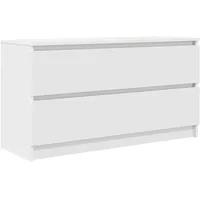 VidaXL TV-Schrank Weiß 100x35x54 cm Holzwerkstoff