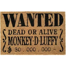 Grupo Erik One Piece Wanted Monkey D Luffy Fuß matte - Beige