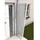 Gutta Seitenblende B1/PC 200 x 60 cm klar/weiß