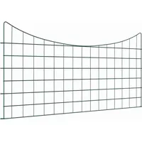 Teichzaun Set 5 Pcs Grün 100 X 50 Cm Stahl