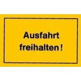 EDE Verbotsschilder Ausfahrt freihalten