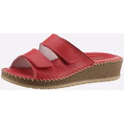 Pantolette CLASSIC, Damen, Gr. 37, rot, Glattleder, feminin, Schuhe