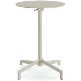 FEROS Versa Stehtisch rund höhenverstellbar 20502 Beige