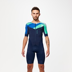 Triathlonanzug Herren Triathlon – LD dunkelblau, blau, XL