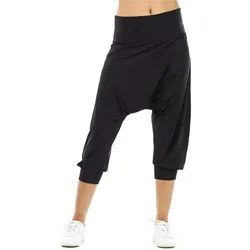 Haremshose WINSHAPE "3⁄4-Haremshose HP201", Damen, Gr. S, Normalgrößen, schwarz, 80% Polyester, 20% Elasthan, Hosen Haremshose Relaxhose Tanzhose, Functional