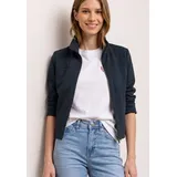 STREET ONE Jacke mit Zipper und Brusttaschen - Blau