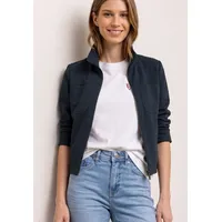 STREET ONE Jacke mit Zipper und Brusttaschen - Blau