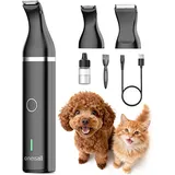 Oneisall Pfotentrimmer Hund Katze 2 Gang Schermaschine Leise Weiß