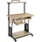 Tectake Schreibtisch Fife 80 x 65,5 x 130,5 cm, - Braun