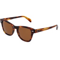 Ray Ban Ray-Ban RB0707S Unisex-Sonnenbrille Vollrand Eckig Propionat-Gestell, Havanna