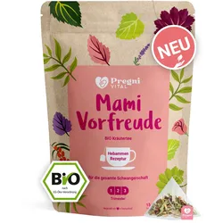 Mami Vorfreude BIO Schwangerschaftstee für die gesamte Schwangerschaft - von PregniVital® Tee 15 St