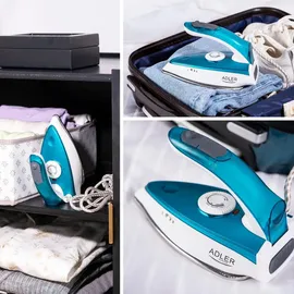 Adler Reisebügeleisen AD 5035 blau