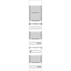 f-tronic 7120326 APZ-Feld-SWM 1-feldrig, inkl., APL,S1 350 & 550mm, H=1350mm, Stadtwerke München V19APZ-SWM V19APZSWM