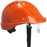 PORTWEST Endurance Visier Helm, Größe: Einheitsgröße, Farbe: Orange, PW55ORR