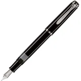 Pelikan Classic M 205 Kolbenfüller schwarz hochglänzend F (fein), 1 St.