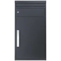 SafePost 65M Anthrazit inkl. Zeitungsfach