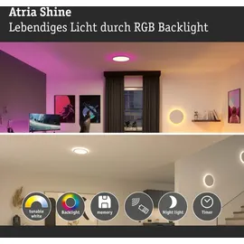 Paulmann Atria Shine rund 290mm Weiß