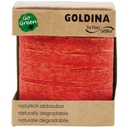 Geschenkband/Ringelband biologisch abbaubar 100 Meter Glimmer Rot