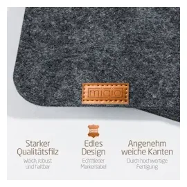 MIQIO 18 er Set Tischsets 6 Platzsets, Bestecktaschen Glasuntersetzer,