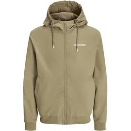 JACK & JONES Jack and Jones JJERUSH HOOD BOMBER in Beige | Gr.: M