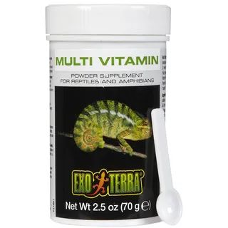 Exo Terra Multivitamin, Futterzusatz für Reptilien, 70g
