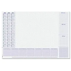 SIGEL Schreibtischunterlage Lilac weiß/lila 30 Blatt