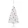 vidaXL Künstlicher Weihnachtsbaum mit Beleuchtung & Kugeln Weiß 120 cm